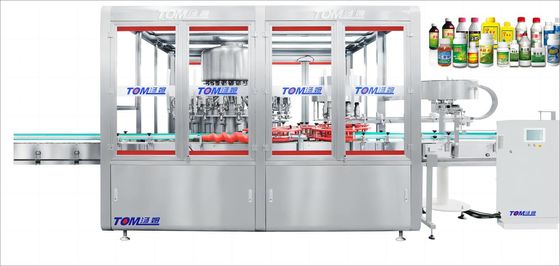 satın al Yüksek Hızlı Monoblok Dolgu Kapı Makinesi 100ml-1L 12 Baş online manufacture