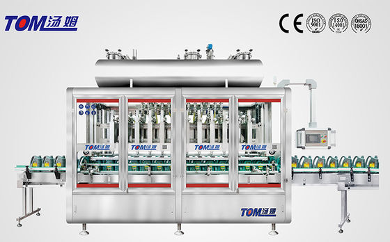 2800BPH Yağlayıcı Doldurma Lini PLC Denetimli Ağlama Doldurma Makinesi 1-5L