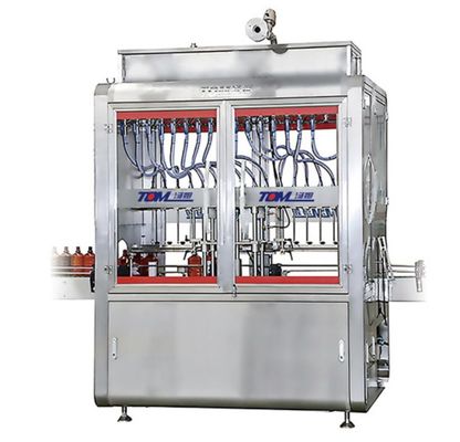 300~2000ml İçecek Yiyebilir Yağ Gıda Deterjan Seviyesi Kontrolü Doldurma Makinesi Otomatik