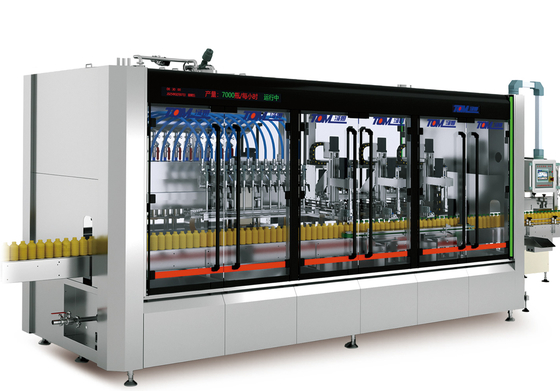 Servo Motor Monoblock Filler Capper Makine Design Accoring Sample and Suitable Bottle Diameter için