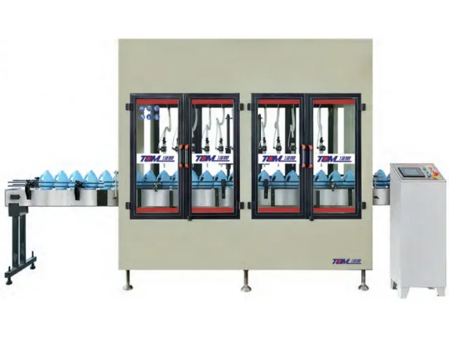 500ml-3000ml korozyona karşı metal olmayan beyazlatıcı doldurma kaplama makinesi 2