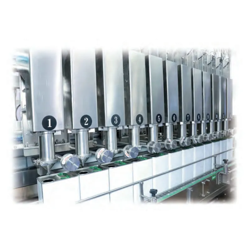 Gıda Yağı ve Sos İ&ccedil;in Gelişmiş 1-5L Dolum ve Kapak Kapatma Makinesi 3