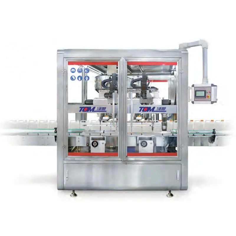 Gıda Yağı ve Sos İ&ccedil;in Gelişmiş 1-5L Dolum ve Kapak Kapatma Makinesi 4