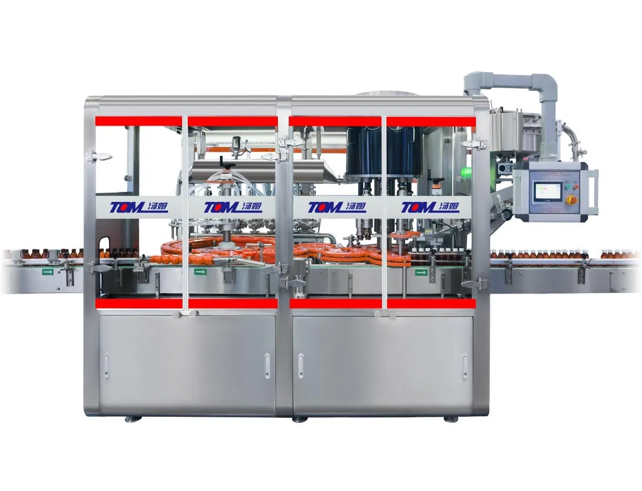 El dezenfektan &uuml;retimi i&ccedil;in gelişmiş izleme tipi piston doldurma makinesi 4